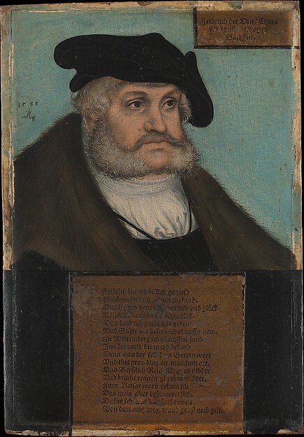 Friedrich III, the Wise, Elector of Saxony by Lucas Cranach the Elder and Workshop