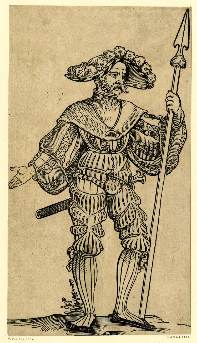 Source-page preview for A Landsknecht