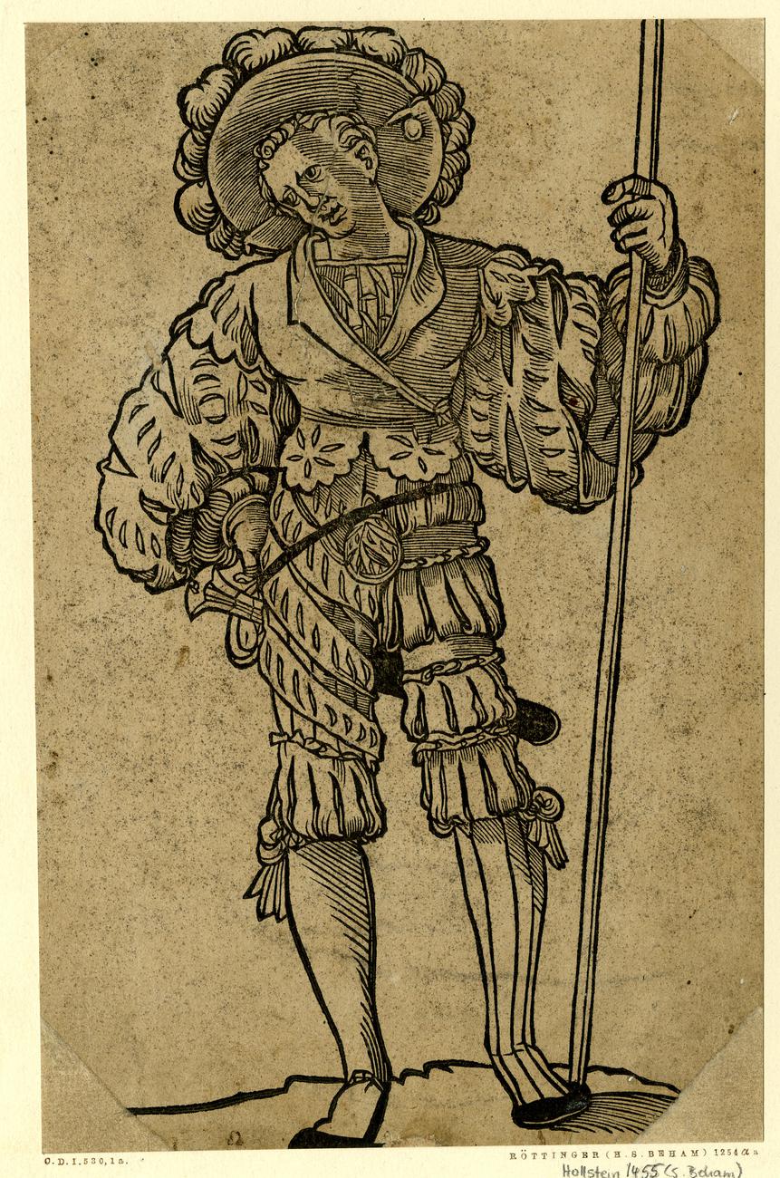 Source-page preview for A Landsknecht after Sebald Beham