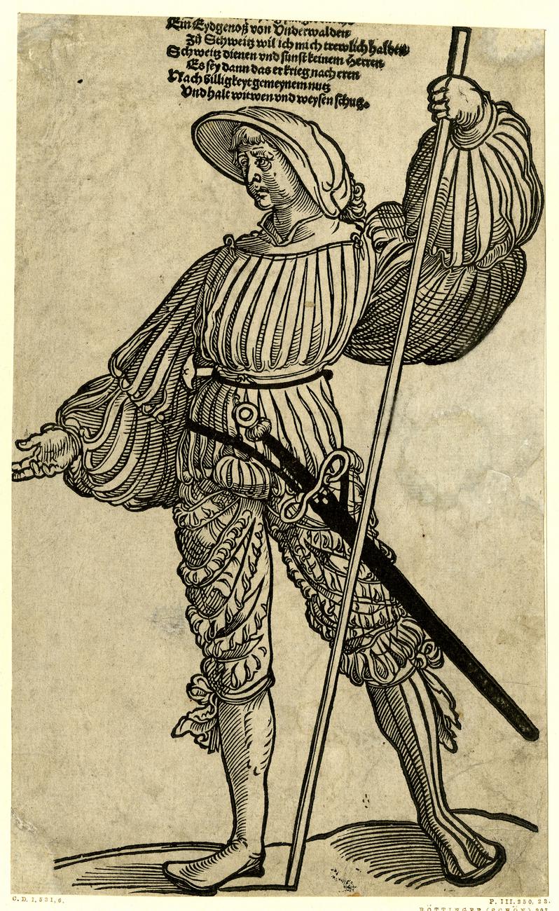 Landsknecht Gall from Unterwalden by Erhard Schön