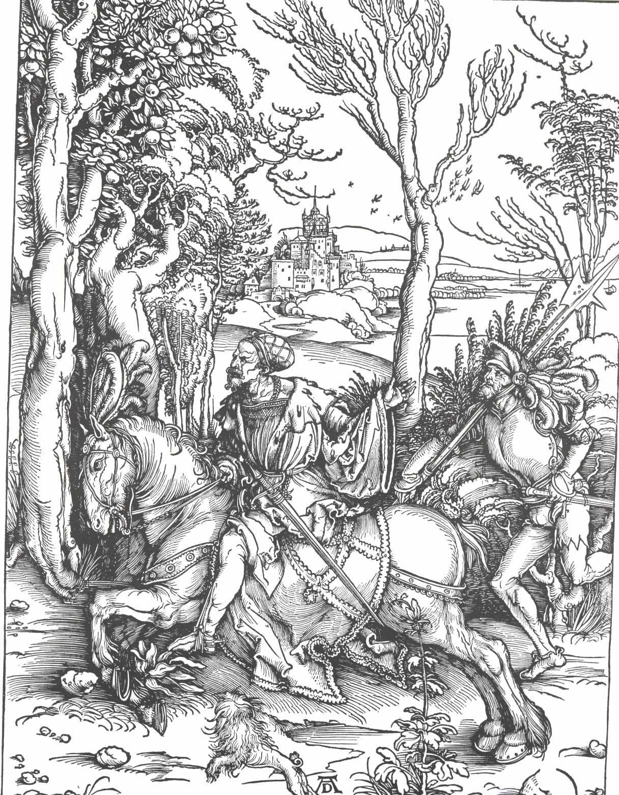 Dürer - Ritter und Landsknecht by Albrecht Dürer