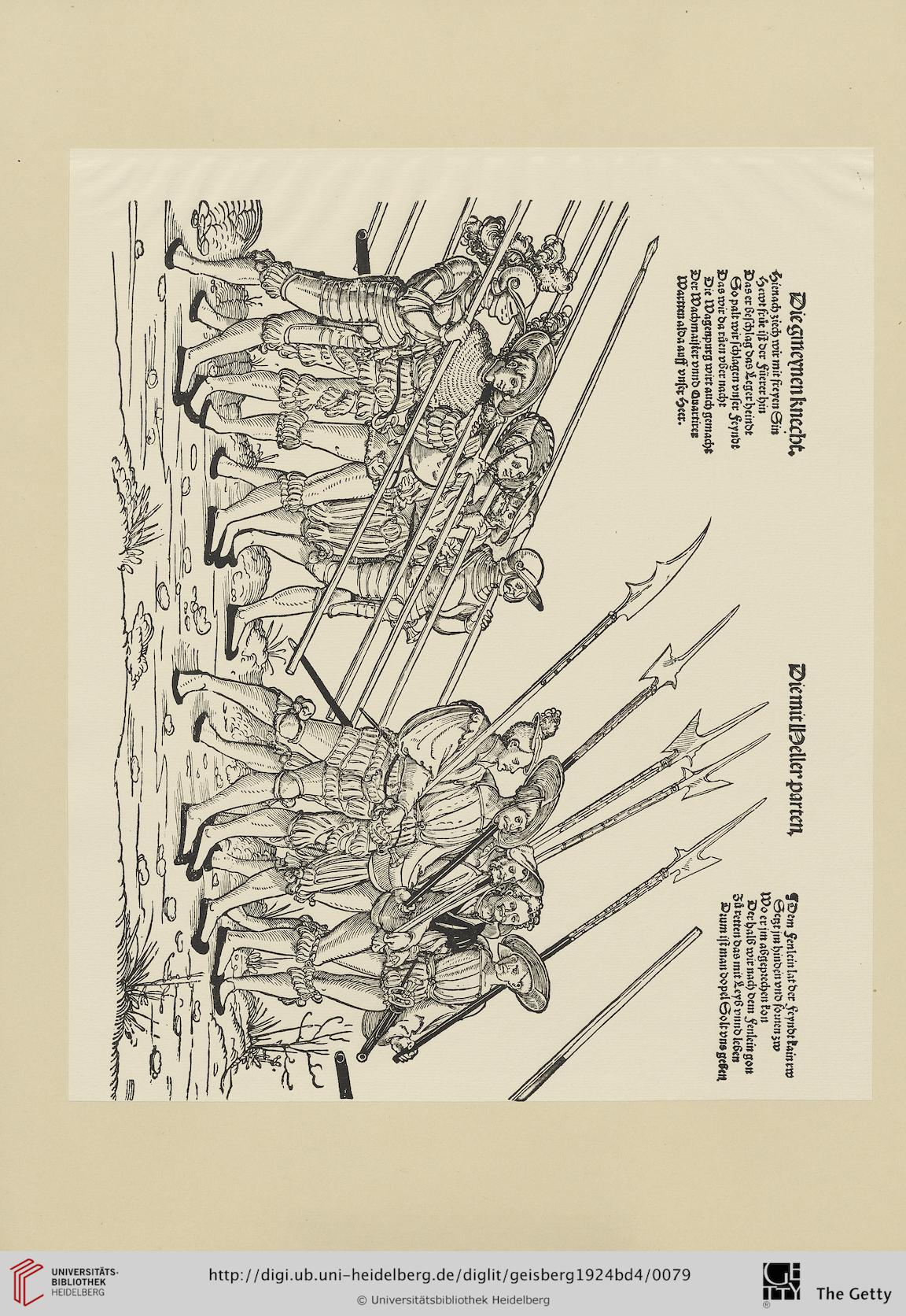 Der Heereszug der Landsknechte, Blatt 7 by Erhard Schön