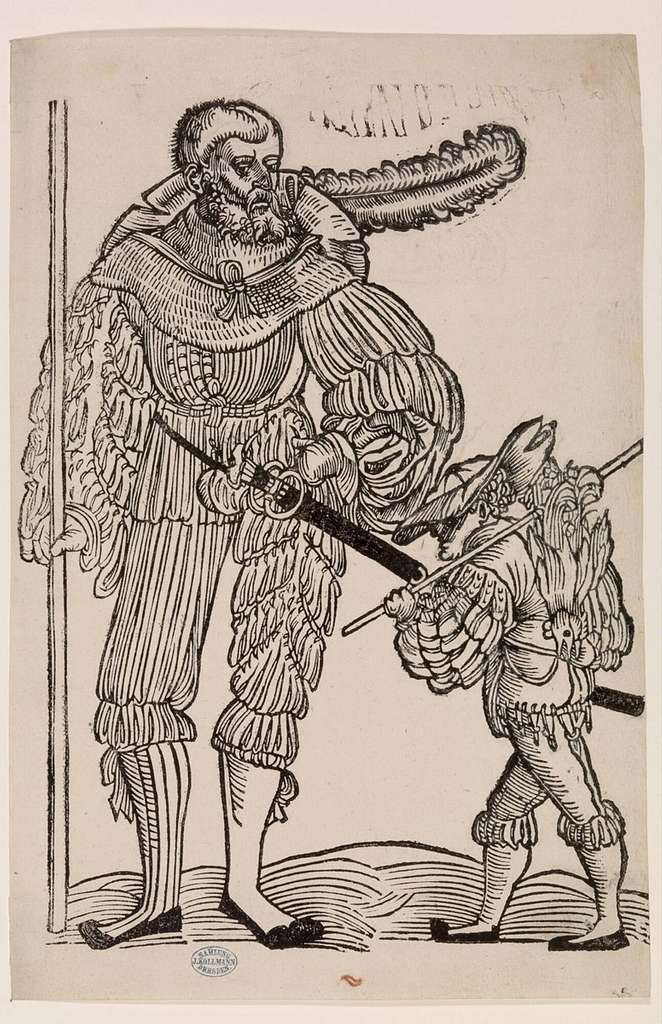 Lansquenet Clas Winttergrön with his son Heintz by Niklas Stör