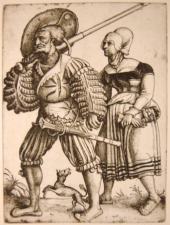A lansquenet and his wife