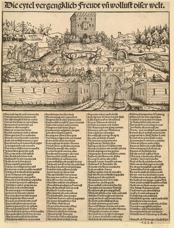 Die eytel vergengklich Freudt und wollust diser welt — The vain and transitory joys of this world