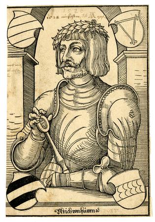 Ulrich von Hutten in armour