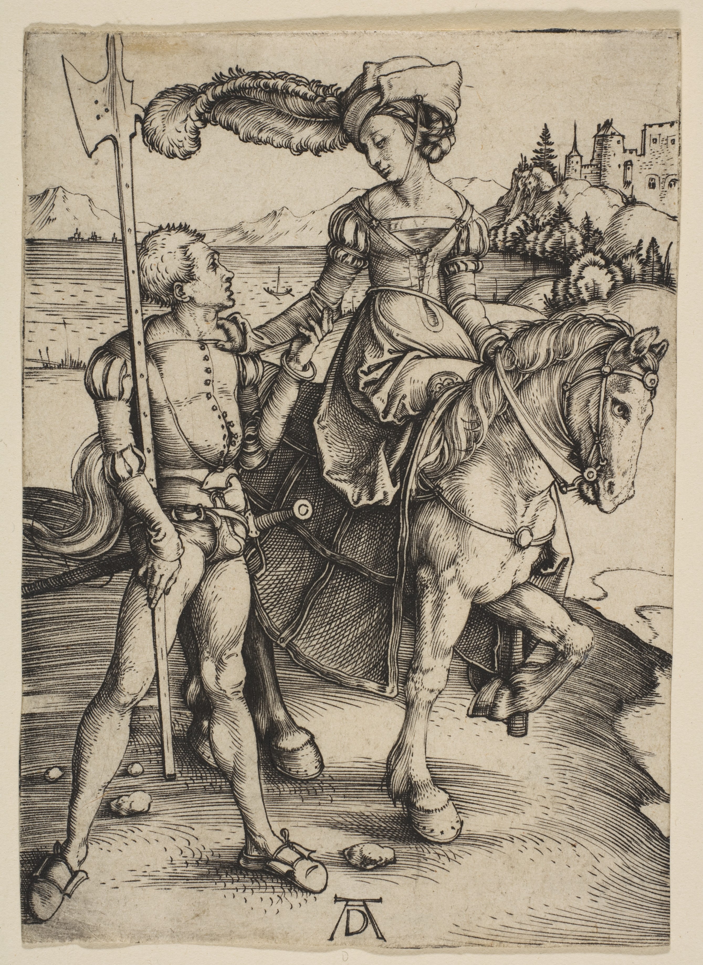 Source-page preview for The Lady on Horseback and the Lansquenet