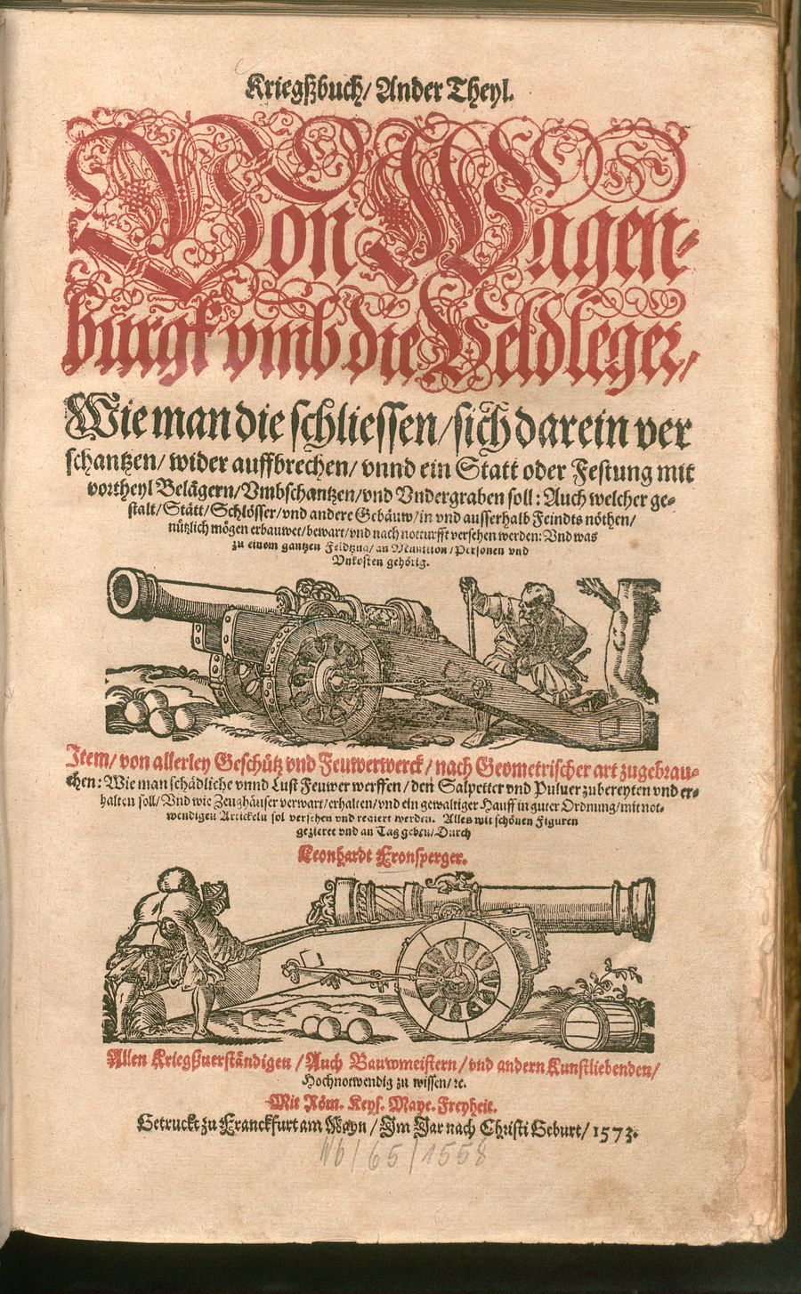 Source-page preview for Kriegßbuch, Part 2: Von Wagenburgk vmb die Feldleger