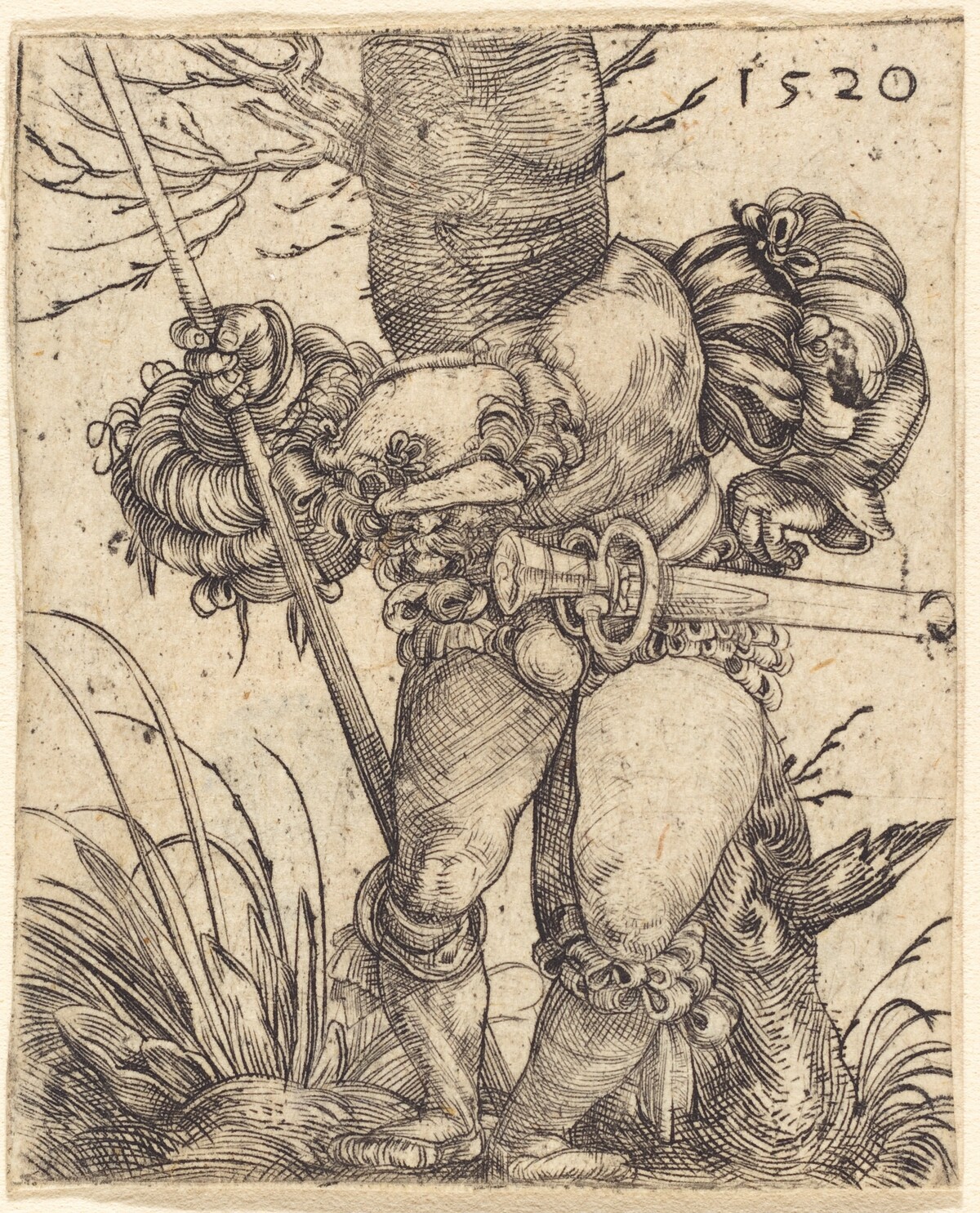 Source-page preview for Foot Soldier in Front of a Tree