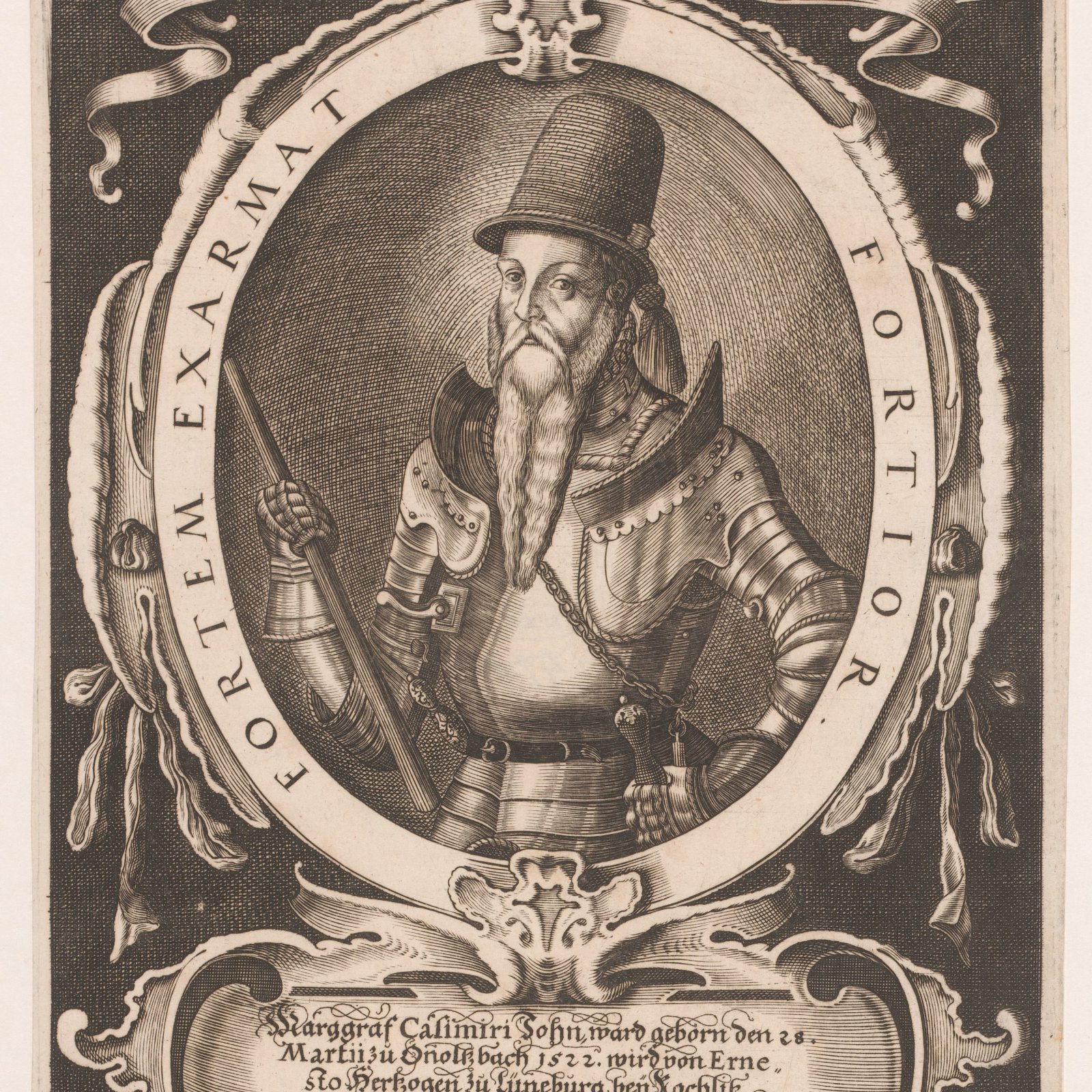 Portrait of Albrecht Alcibiades, Peter Troschel, c. 1630–in or after 1670