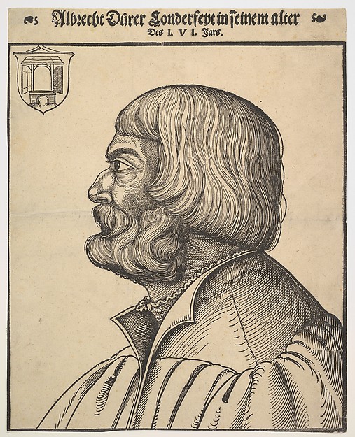 Portrait of Albrecht Dürer, Erhard Schön, ca. 1538