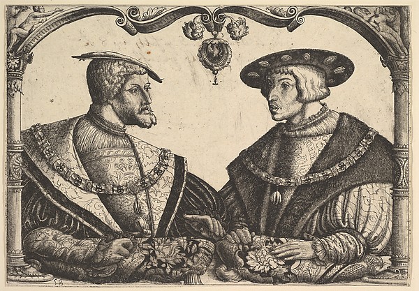 Emperors Charles V and Ferdinand I, Christoph Bockstorffer, ca. 1531
