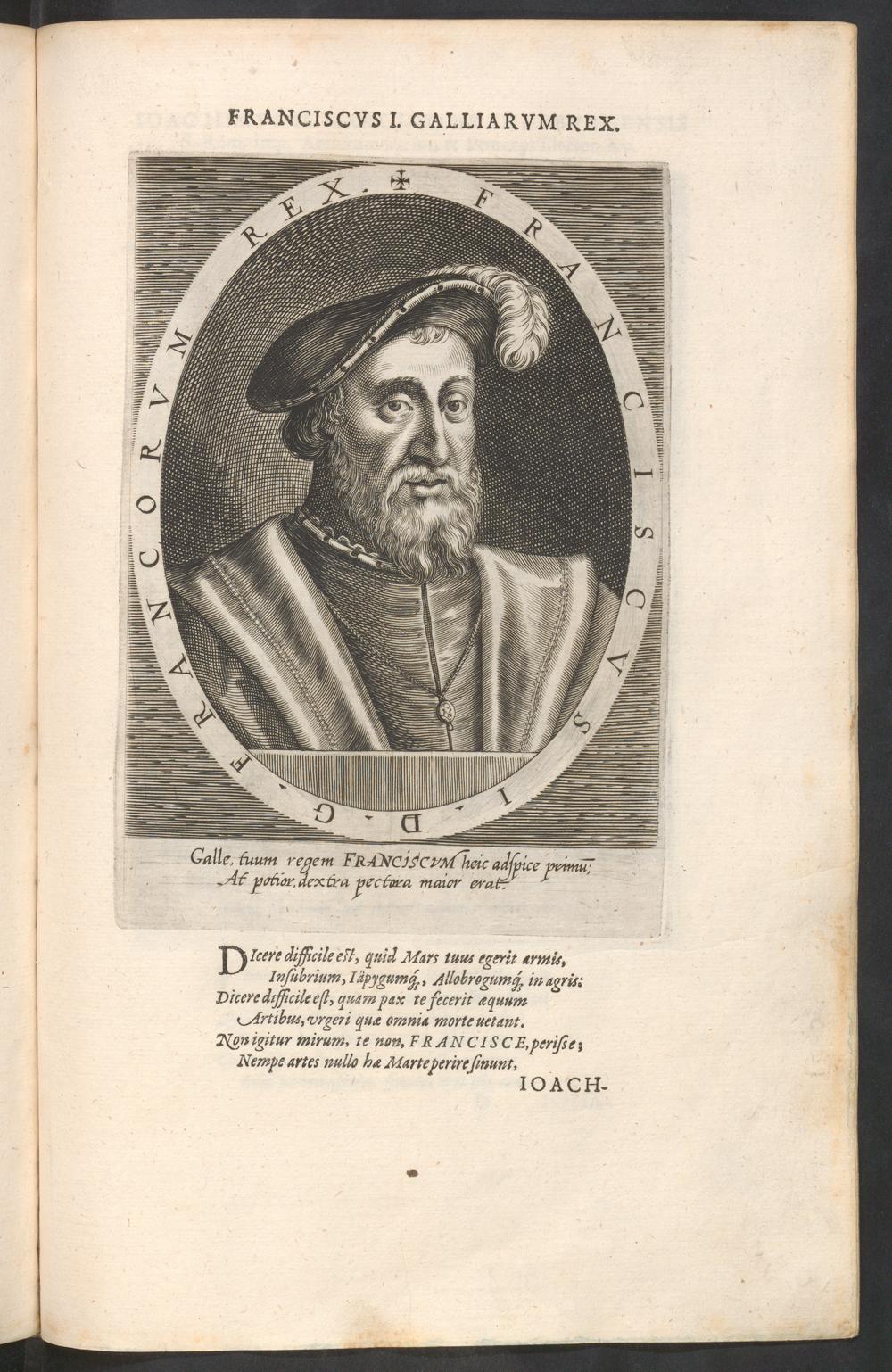 Francis I of France (posthumous portrait), Dominicus Custos, 1602