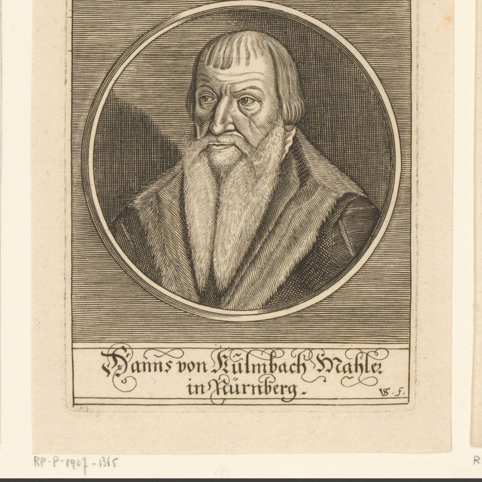 Portrait of Hans Suess von Kulmbach, Matthias van Sommer, 1643–1672