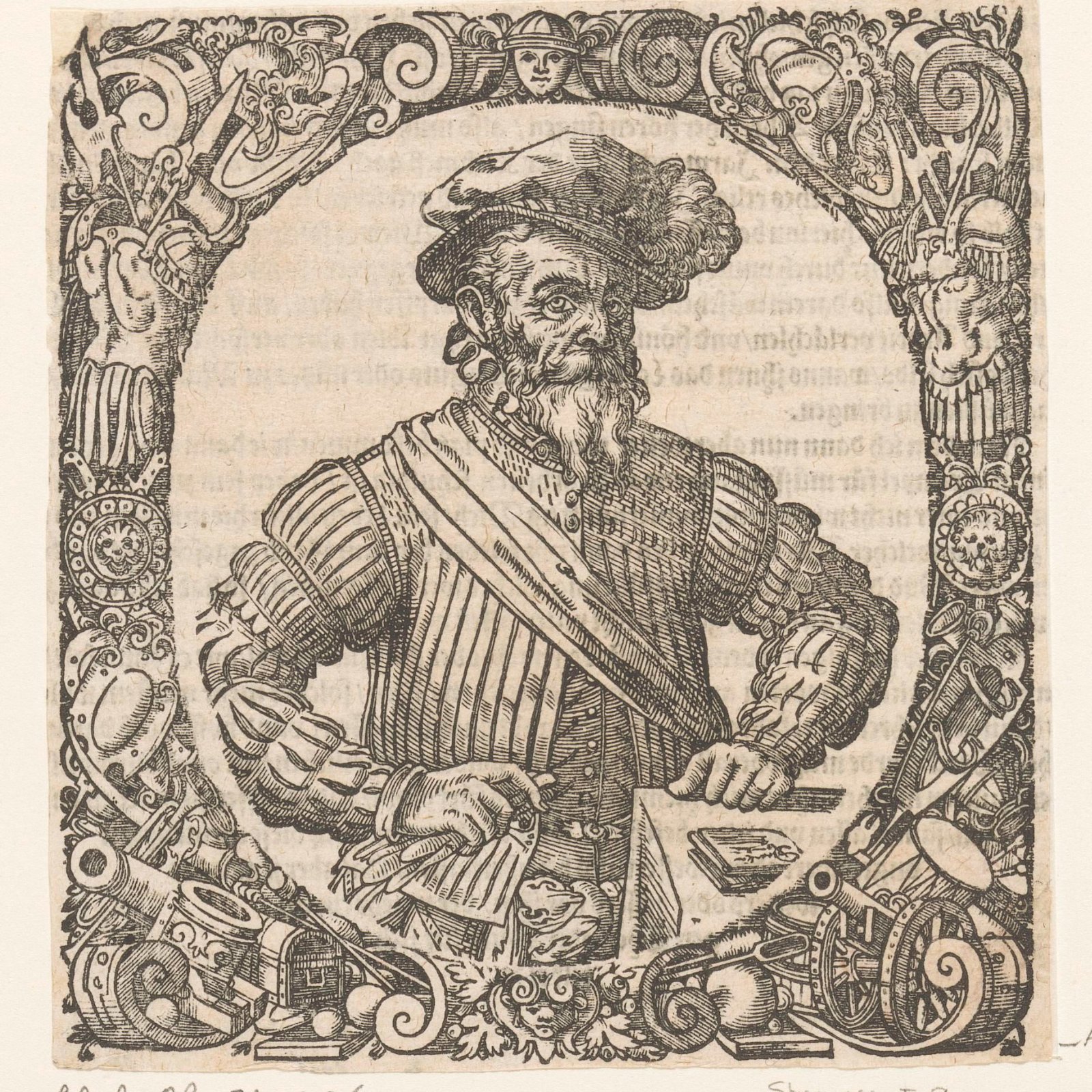 Portrait of Leonhardt Fronsperger, Jost Amman, 1573